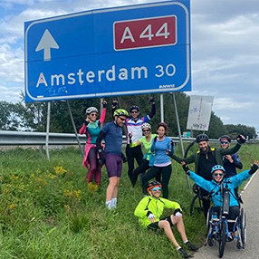 London to Amsterdam Cycle for Apsire