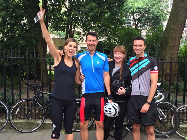 Day 1 - Pre-Cycle Group Photo, London