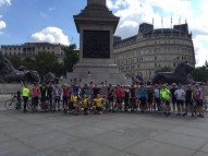 Participants at Trafalgar Square London